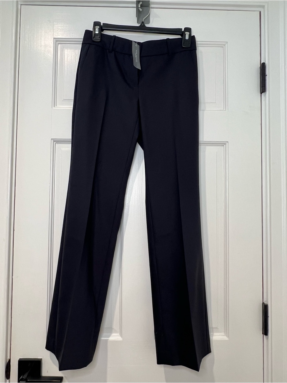 Ann Taylor “Ann” Classic Black Straight-Leg Dress Trousers 00P NWT